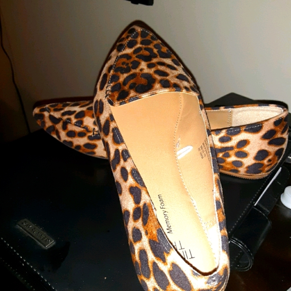 Leopard Print Flats